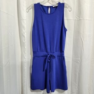 Double Zero Size Small Royal Blue Romper